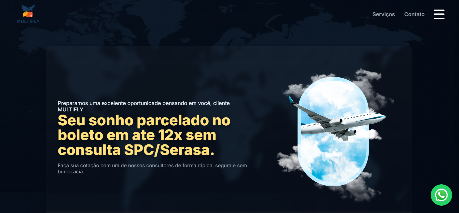 Site para agência de viagens