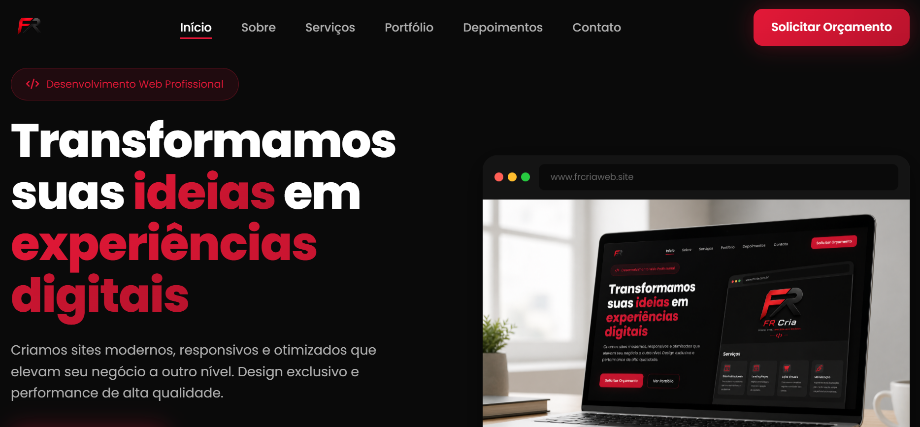 Projeto loja de websites
